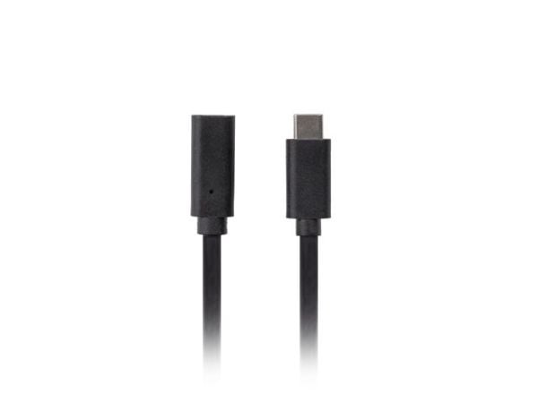 FORLENGER USB-C M/F 3.1 1.5M SVART LANBERG