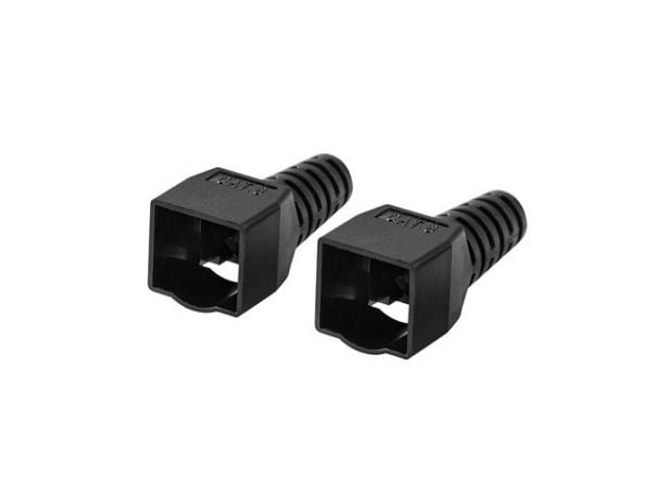 Lanberg - Verkkoliitin - RJ-45 (naaras) RJ-45 (naaras) - taitettu suojaamaton kierretty pari (F/UTP) - CAT 6 - musta, hopea