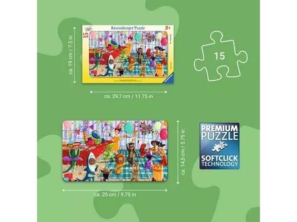 Ravensburger 12004250, 15 stykker, Zolgisk hage, 3 år