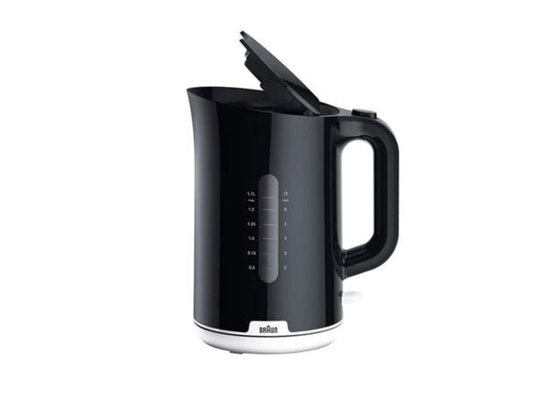 Braun WK 1100 BK, 1,7 l, 2200 W, Svart, Plast, Vattennivå indikator