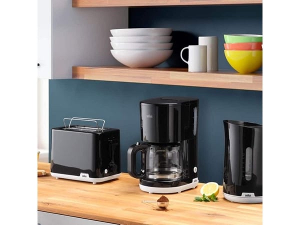 Braun WK 1100 BK, 1,7 l, 2200 W, Svart, Plast, Vattennivå indikator