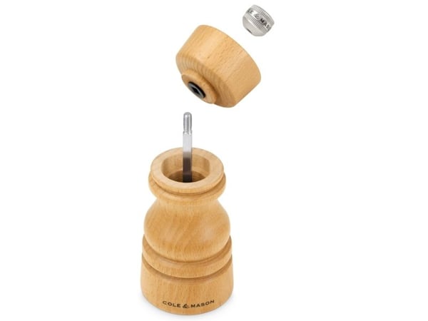 Cole & Mason London salt- og pepperkvern i tre 13 cm