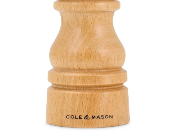 Cole & Mason London salt- og pepperkvern i tre 13 cm