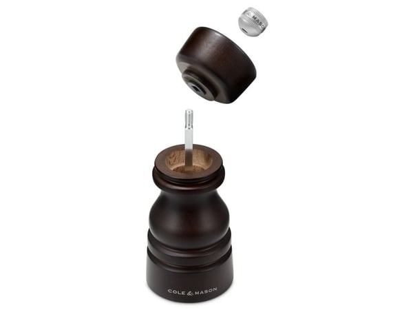 COLE&MASON London salt- og pepperkvern, mørkt tre 13 cm