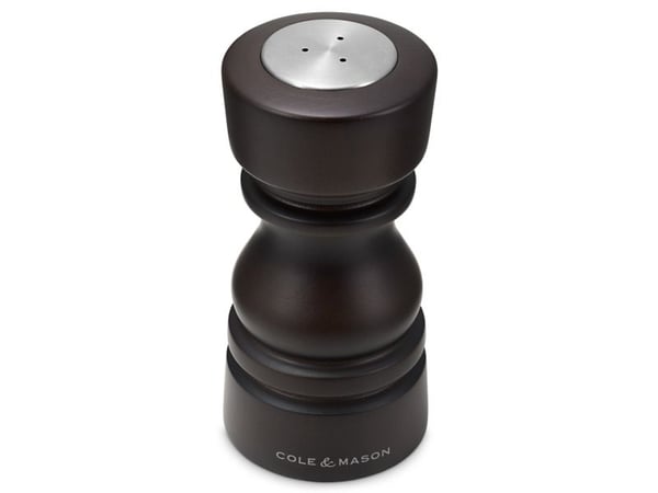 COLE&MASON London salt- og pepperkvern, mørkt tre 13 cm