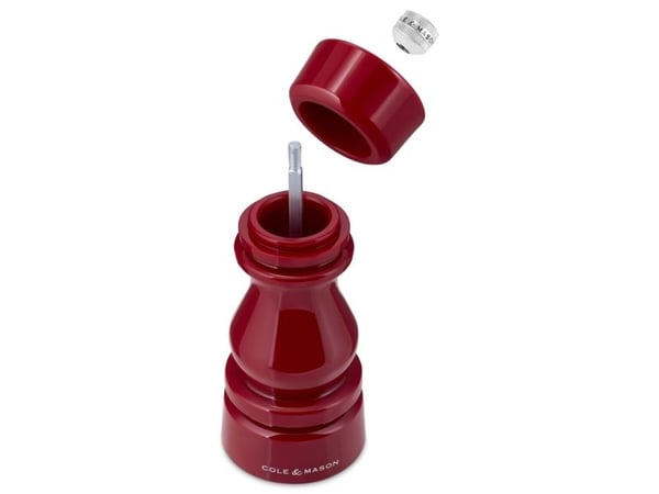 Cole & Mason H253010, Salt- og pepperkvernsett, Rød, Akryl, Pepper, Salt, 150 mm, 435 g