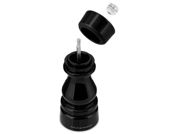 Cole & Mason H253019, Salt- og pepperkvernsett, Svart, Akryl, 150 mm, 435 g, 210 mm