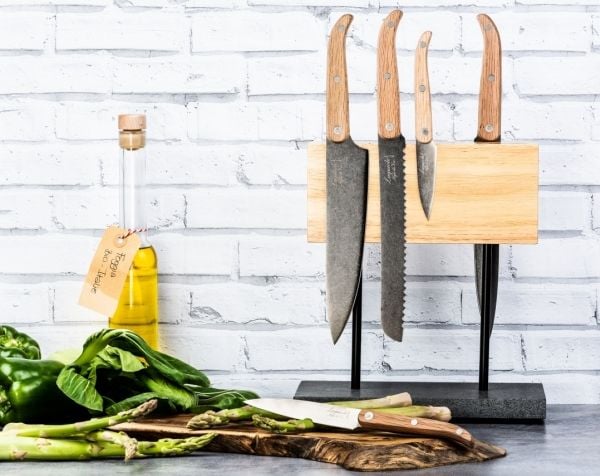 STYLE DE VIE Knivblock magnetiskt Oak STYLE DE VIE