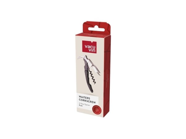 VACUVIN tjener propptrekker Push, sort VACUVIN®