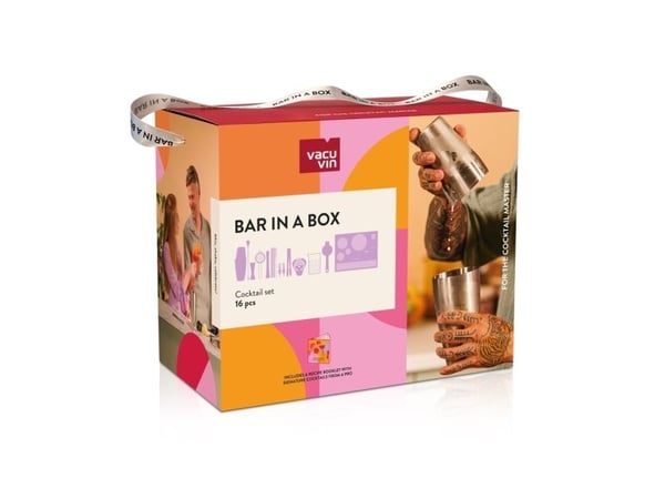VACUVIN cocktailsett Master "BAR IN A BOX" 16 deler