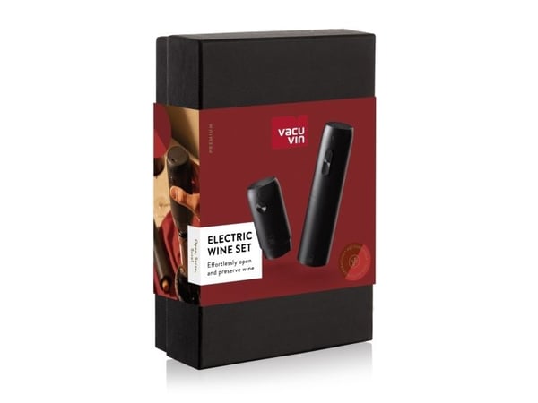 VACUVIN Electric Wine SET/2 Svart VACU VIN®