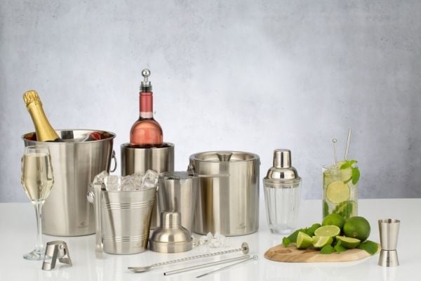 Vinkaraffel med lokk 1,5 L i rustfritt stål VINERS®