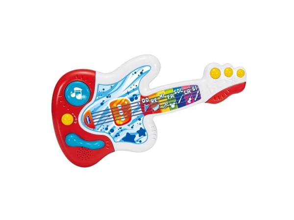 Chicco 00011087000000, Lelumusiikki-instrumentti, Kitara, 0,75 vuosi/vuosia, AA, 400 g, Monivärinen