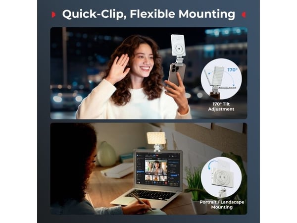 SmallRig 5505, 5 W, 1 ampuller, LED, 2,5 timer, 3 W, 700 lx