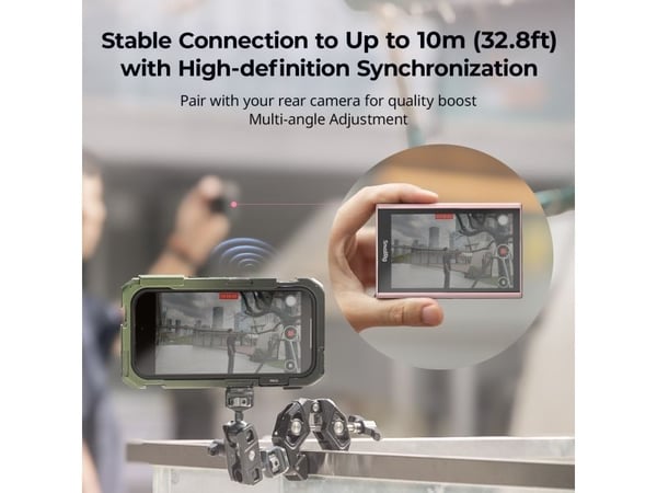 SmallRig 5746, Ekstra skjerm, Kobber, Aluminium, Plast, Universell, 60 fps, Batteri