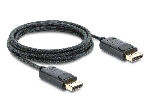 DeLOCK 81674, 2 m, DisplayPort, DisplayPort, Uros, Uros, 7680 x 4320 pikseliä
