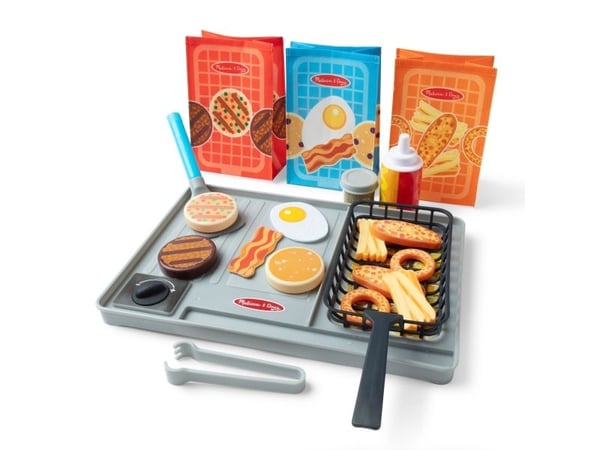 Melissa & Doug MPP PYS Flip n Fry Grill Playset GML, 3 vuosi/vuosia