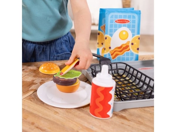 Melissa & Doug MPP PYS Flip n Fry Grill Playset GML, 3 vuosi/vuosia