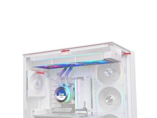 Lian Li HYDROSHIFT II LCD-C 360CL weiß | AiO-Wasserkühlung
