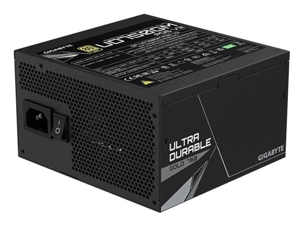 Gigabyte UD750GM PG5 V2 - Strømforsyning (intern) - ATX12V 3.1/ EPS12V - 80 PLUS Gold - AC 100-240 V - 750 watt - aktiv PFC