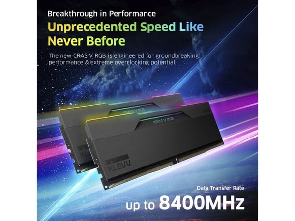 Klevv KD5AGUA80-60B280G, 32 GB, 2 x 16 GB, DDR5, 6000 MHz, 288-pinners DIMM-modul