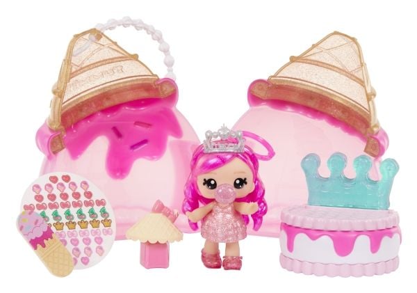 MGA Entertainment Yummiland Beauty Bag Playset + Lip Gloss Doll - Ice Cream Beauty Bag, Minidocka, Flicka, 4 År, Pojke/flicka, Multifärg