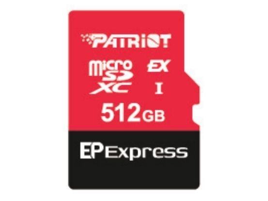 Patriot PEF512GEPEXMCX, EP SERIES 512GB MICRO SDXC EXPRESS (W/O ADAPTOR)