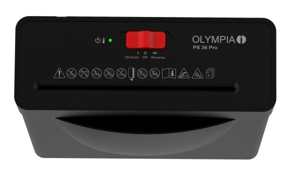 Olympia PS 36 Pro juodas dokument makuleringsmaskin