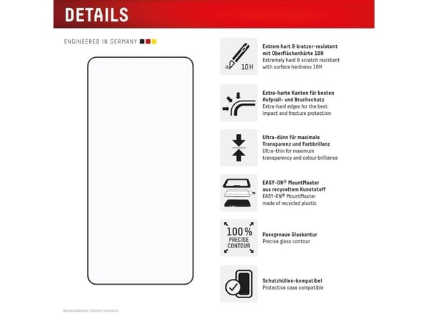 Displex 02230, Samsung, Galaxy S26, Støtbestandig, Støvresistent, Slagbestandig, Ripebestandig, Sjokkresistent, Gjennomsiktig, 1 stykker