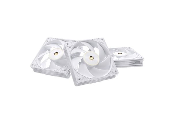 ASUS ProArt PF120 - Kabinettvifte - 120 mm - hvit (en pakke 3)