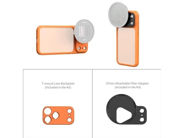 SmallRig FilMov, Border, Apple, iPhone 17 Pro Max, 17,5 cm (6.9"), Oransje