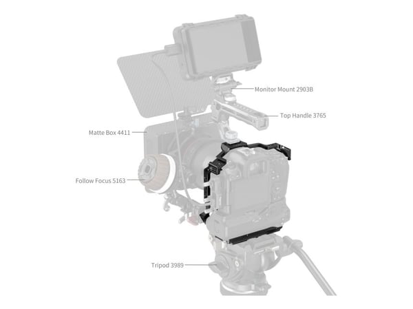 SmallRig 5623, 153,6 mm, 67,1 mm, 164,4 mm, 199 g, 184 mm, 180,5 mm