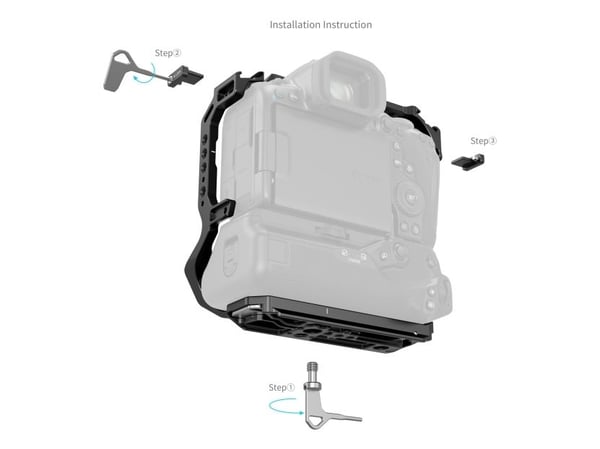 SmallRig 5623, 153,6 mm, 67,1 mm, 164,4 mm, 199 g, 184 mm, 180,5 mm