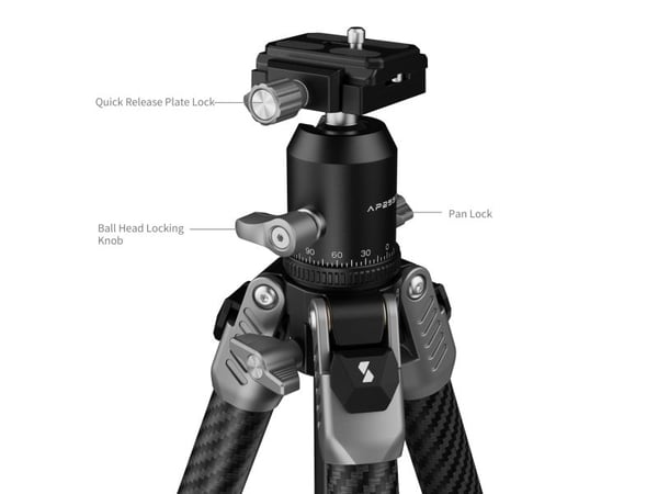SmallRig 5478, 3 jalkoja, musta, 160 cm, 1,4 kg