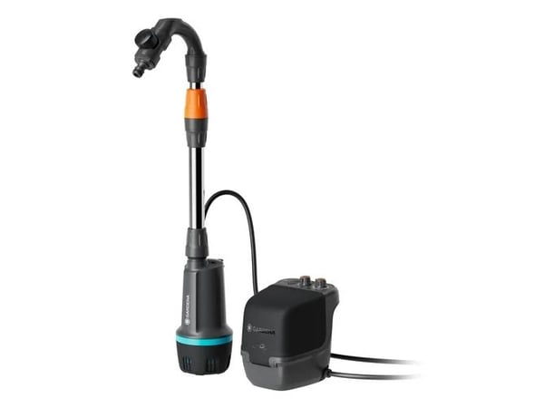Gardena 14605-55, 90 W, Batteri, 2,1 stang, 2400 l/t, IPX8, Grå, Svart