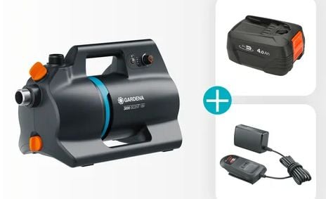 Gardena Johdoton painepumppu 3000 Silent 18V, sarja