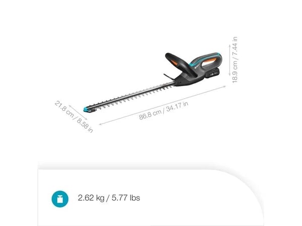 Gardena batteridrevet hekksaks EasyCut 45/18V, sett