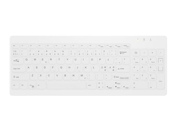 Contour Active Key MedicalKey ClassicClean - Tangentbord - medicinsk, hygienisk design - compact - trådlös - USB, 2.4 GHz - QWERTY - hela norden - ...