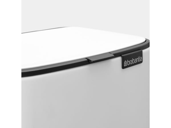 Brabantia Bo, 7 l, Rektangulær, Stål, Hvit, Plast, Pedal