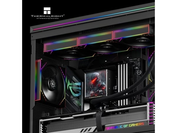 Thermalright Peerless Vision 360 ARGB, Alt-i-ett væskekjøler, 12 cm, Svart