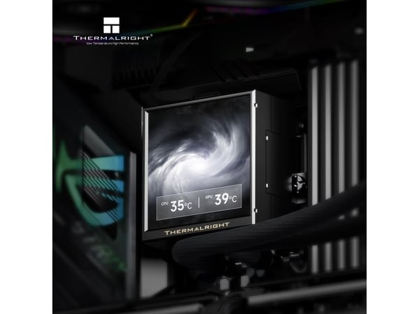 Thermalright Peerless Vision 360 ARGB, Alt-i-ett væskekjøler, 12 cm, Svart