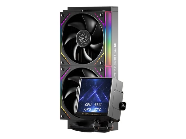 Thermalright Peerless Vision 240 ARGB, Alt-i-ett væskekjøler, 12 cm, Svart