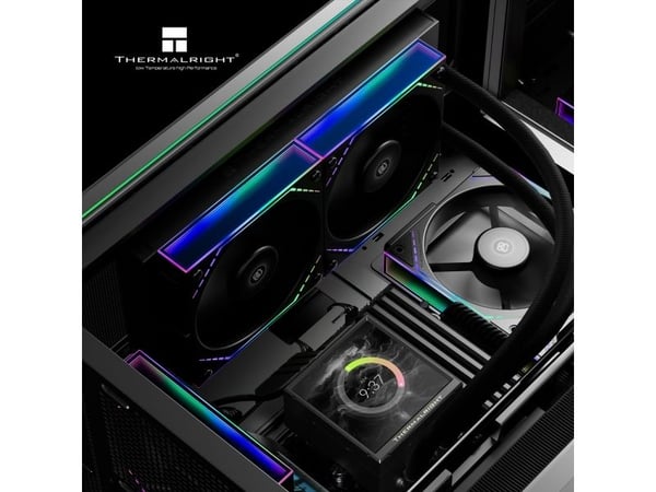 Thermalright Peerless Vision 240 ARGB, Alt-i-ett væskekjøler, 12 cm, Svart