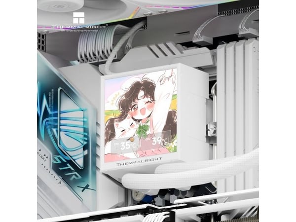 Thermalright Peerless Vision 240 ARGB, Alt-i-ett væskekjøler, 12 cm, Hvit