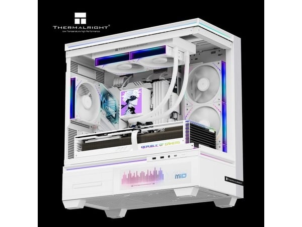 Thermalright Peerless Vision 240 ARGB, Alt-i-ett væskekjøler, 12 cm, Hvit