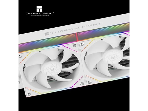 Thermalright Peerless Vision 240 ARGB, Alt-i-ett væskekjøler, 12 cm, Hvit