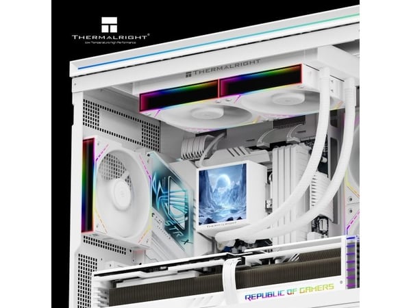 Thermalright Peerless Vision 240 ARGB, Alt-i-ett væskekjøler, 12 cm, Hvit