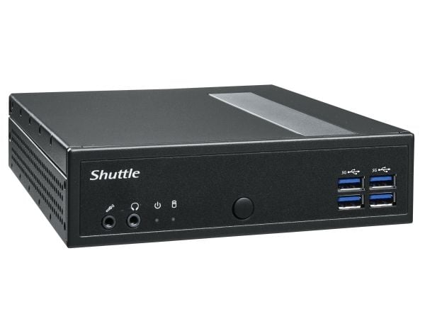 Shuttle DL40N, 1,35L størrelse PC, Mini-PC, DDR5-SDRAM, PCI Express, Serial ATA III, Ethernet/bredbåndsforbindelse, 65 W