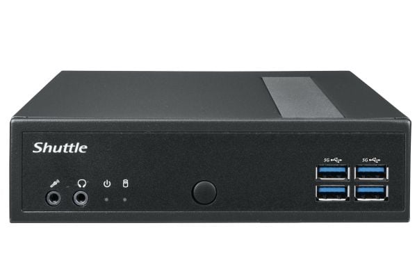 Shuttle DL40N, 1,35L størrelse PC, Mini-PC, DDR5-SDRAM, PCI Express, Serial ATA III, Ethernet/bredbåndsforbindelse, 65 W