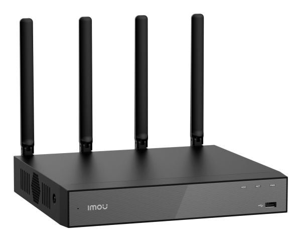 Imou N118W, 18 kanaler, 3840 x 2160 piksler, 4 kanaler, AAC, H.264, H.265, MP4, 90 Mbit/s